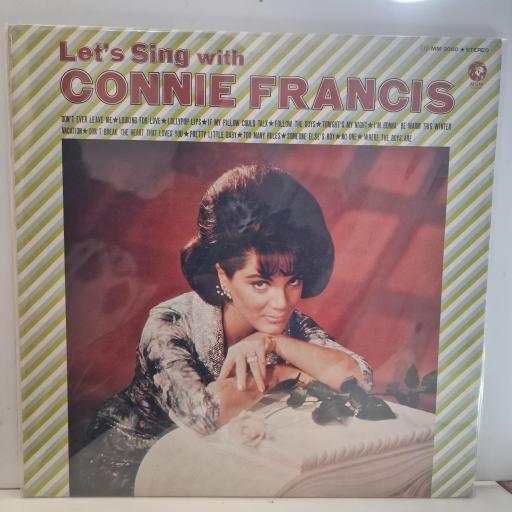 CONNIE FRANCIS Let’s Sing With Connie Francis MM 2060 12” LP