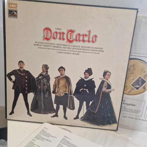VERDI Don Carlo SLS 956 4x 12” LP BOX SET