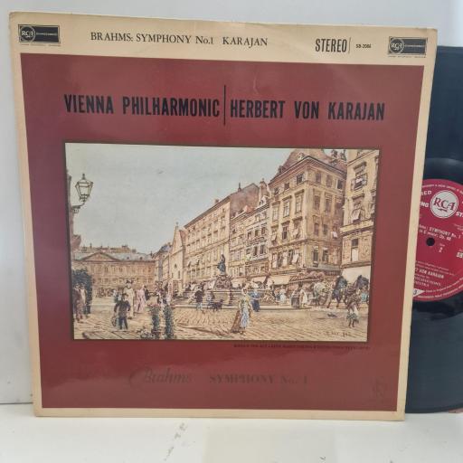 VIENNA PHILHARMONIC, HERBERT VON KARAJAN Symphony No.1 In C Minor, Op. 68 SB-2086 12” LP