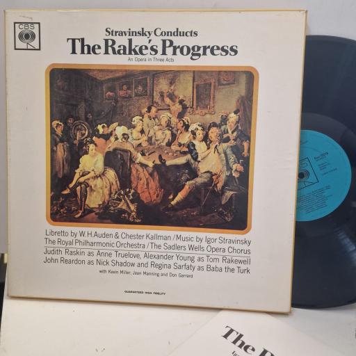 STRAVINSKY Stravinsky Conducts The Rake's Progress (An Opera In Three Acts) M3S 710 3x 12” LP BOX SET