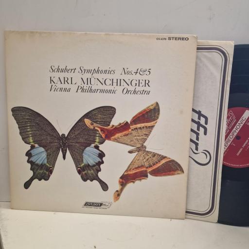 SCHUBERT Symphonies Nos. 4 & 5 CS 6378 12” LP