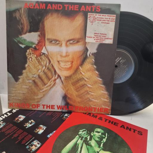 ADAM AND THE ANTS Kings Of The Wild Frontier CBS 84549 12” LP