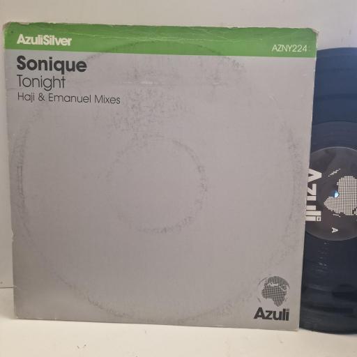 SONIQUE Tonight (Haji & Emanuel Mixes) AZNY224 12” single