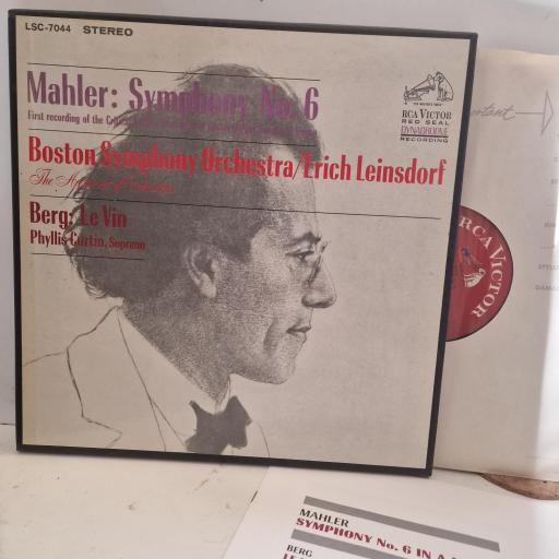 MAHLER Symphony No. 6 / Le Vin LSC-7044 2x 12” LP BOX SET