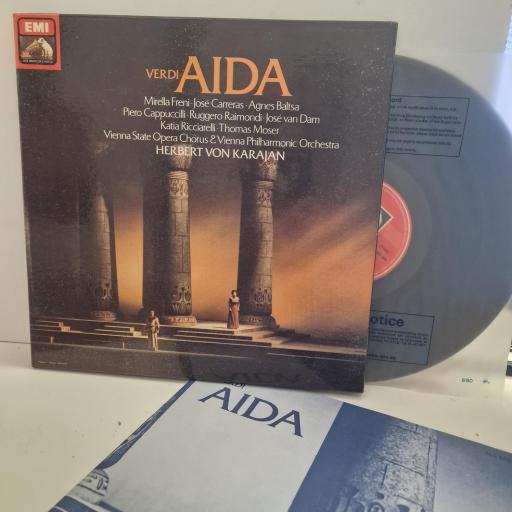 GUISEPPE VERDI Aida SLS 5205 3x 12” LP BOX SET