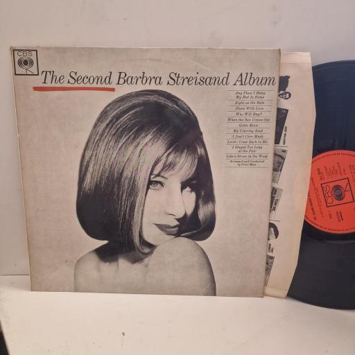 BARBRA STREISAND The Second Barbra Streisand Album SBPG 62216 12” LP