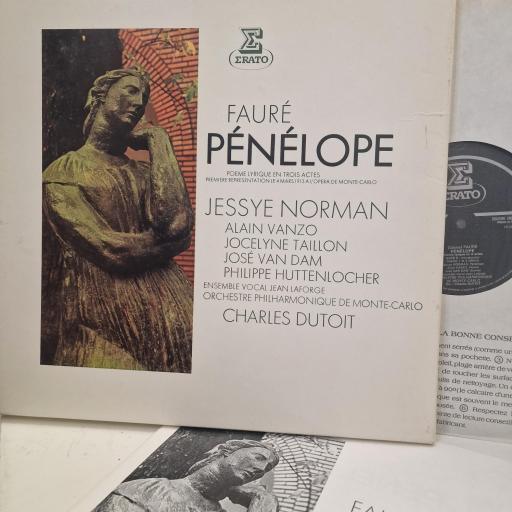 FAURÉ Pénélope (Poème Lyrique En Trois Actes) STU 71386 3x 12” LP BOX SET
