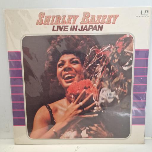 SHIRLEY BASSEY Live In Japan GEM-1025/26 2x 12” LP