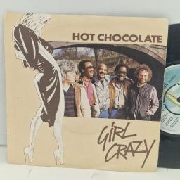 HOT CHOCOLATE Girl Crazy RAK 341 7” SINGLE