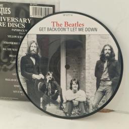 THE BEATLES Get Back / Don’t Let Me Down RP 5777 7” SINGLE 20th anniversary picture disc.