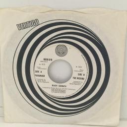 BLACK SABBATH Paranoid, the wizard 6059 010 7” SINGLE