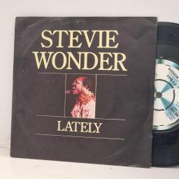 STEVIE WONDER Lately TMG 1226 7” SINGLE