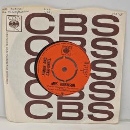 SIMON AND GARFUNKEL Mrs. Robinson 3443 7” SINGLE