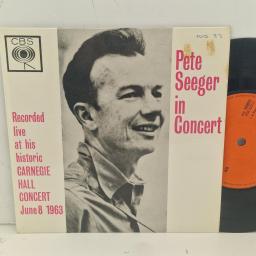 PETE SEEGER Pete Seeger In Concert AGG 320055 7” SINGLE