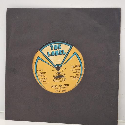 PEKO & NAKA Ageso-Na-Omae TLR 002 7” SINGLE