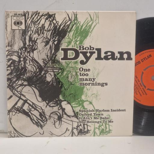 BOB DYLAN One Too Many Mornings EP 6070 7” SINGLE