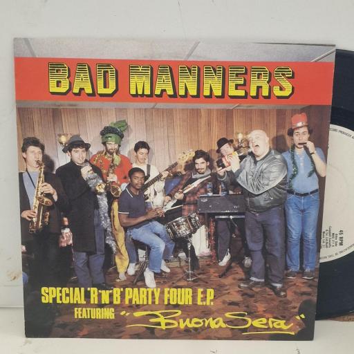 BAD MANNERS Special ‘R ‘n’ B’ Party Four E.P. Featuring Buona Sera MAG 211 7” SINGLE