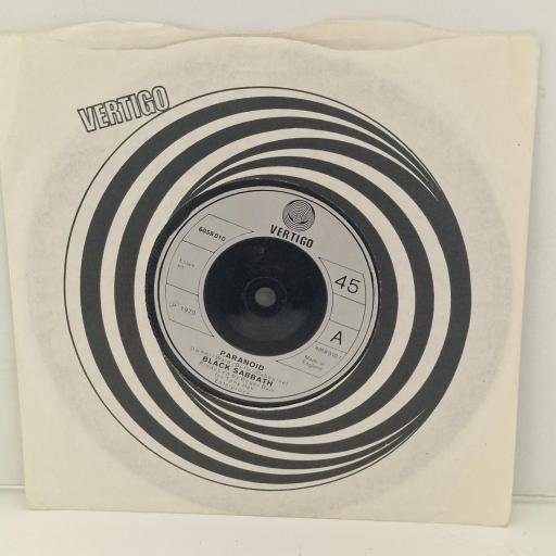 BLACK SABBATH Paranoid 6059 010 7” SINGLE
