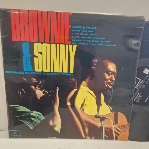 SONNY TERRY & BROWNIE MCGHEE Sing And Play SOC 1015 12” LP