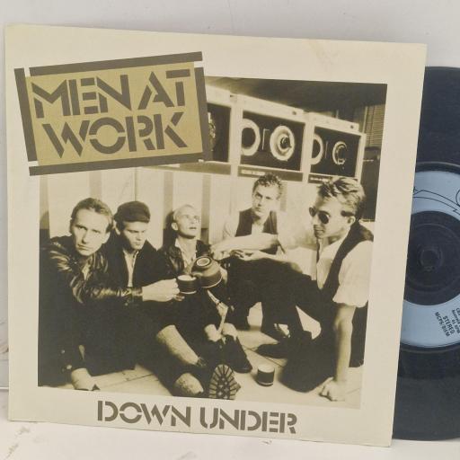 MEN AT WORK Down Under EPC A 1980 7” SINGLE