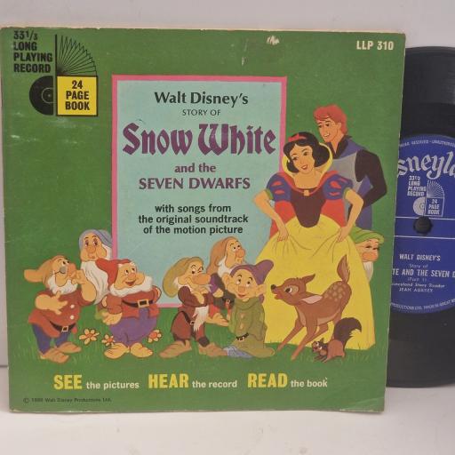 JEAN AUBREY Story Of Snow White And The Seven Dwarfs LLP-310 7” LP BOOK