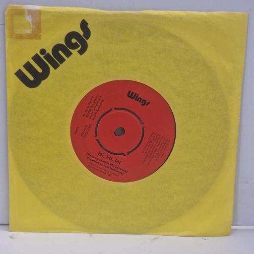 WINGS Hi, Hi, Hi / C Moon R5973 7” SINGLE