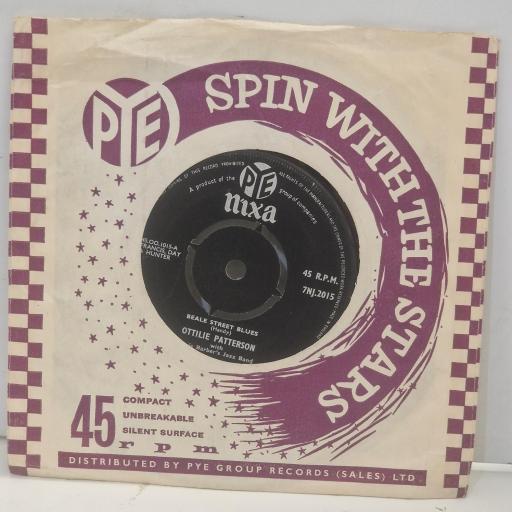 OTTILIE PATTERSON, CHRIS BARBER’S JAZZ BAND Beale Street Blues / Jail House Blues 7NJ.2015 7” SINGLE
