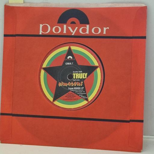 THE CIMARONS Truly / Rock Against Racism CIMA 7 7” SINGLE