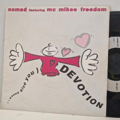 NOMAD ft. MC MIKEE FREEDOM (I Wanna Give You) Devotion 7” SINGLE