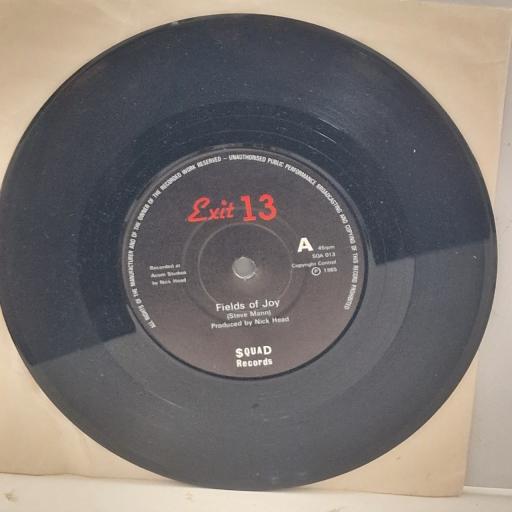 EXIT 13 Fields Of Joy SQA 013 7” SINGLE