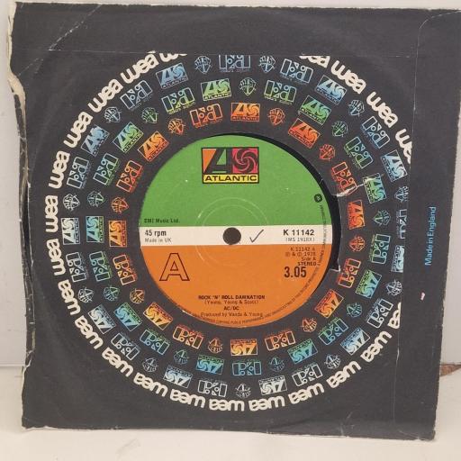 AC/DC Rock ‘N’ Roll Damnation K 11142 7” SINGLE