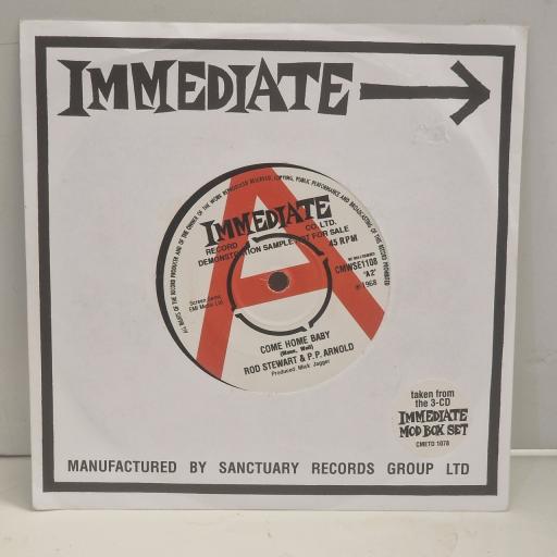 SMALL FACES / ROD STEWART & P.P. ARNOLD Don’t Burst My Bubble / Come Home Baby CMWSE 1108 7” SINGLE