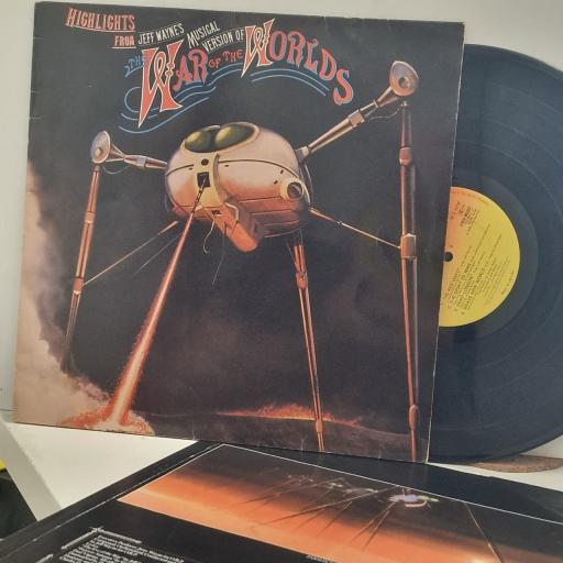 JEFF WAYNE Highlights From Jeff Wayne's Musical Version Of The War Of The Worlds 85337 12” LP