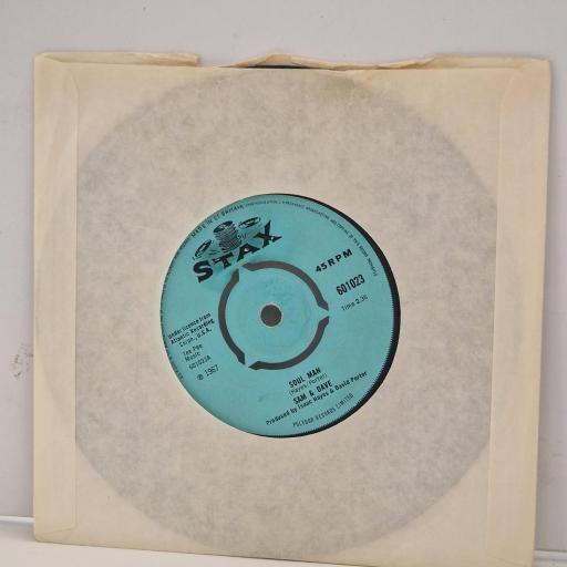 SAM & DAVE Soul Man 601023 7” SINGLE