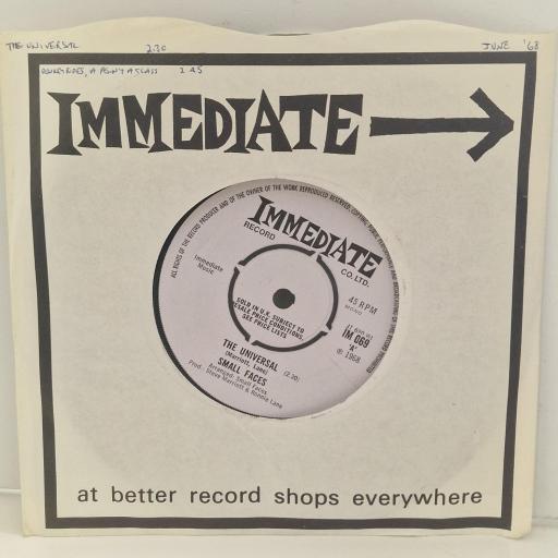 SMALL FACES The Universal IM 069 7” SINGLE