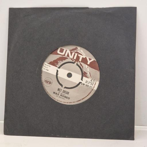 MAX ROMEO Wet Dream / She’s But A Little Girl UN 503 7” SINGLE
