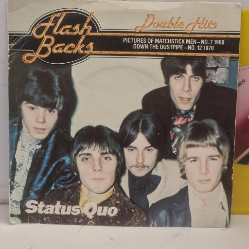 STATUS QUO Pictures Of Matchstick Men / Down The Dustpipe FBS2 7” yellow vinyl SINGLE