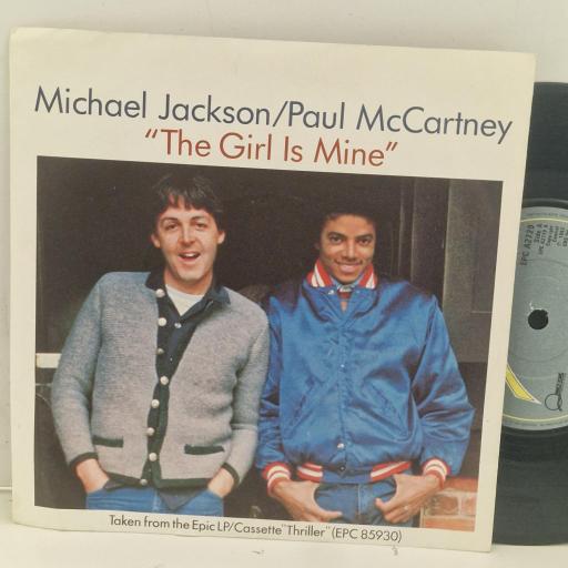MICHAEL JACKSON, PAUL MCCARTNEY The Girl Is Mine EPC A2729 7” SINGLE