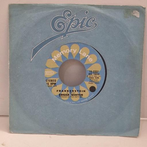 EDGAR WINTER Frankenstein / Free Ride 15-2337 7” SINGLE