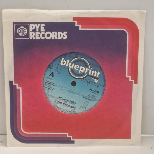THE CROOKS Modern Boys BLU 2002 7” SINGLE