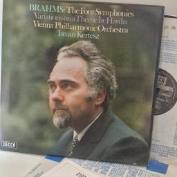 BRAHMS The Four Symphonies / Variations On A Theme By Haydn SXLH 6610-13 4x 12” LP BOX SET