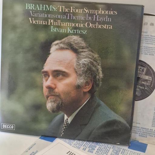 BRAHMS The Four Symphonies / Variations On A Theme By Haydn SXLH 6610-13 4x 12” LP BOX SET