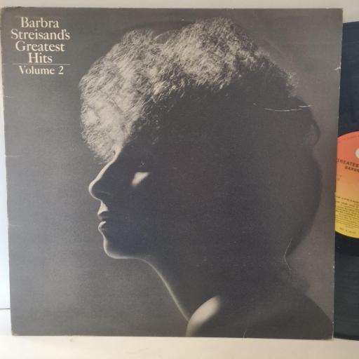 BARBRA STREISAND Barbra Streisand’s Greatest Hits Volume 2 10012 12” LP
