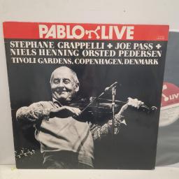 STÉPHANE GRAPPELLI, JOE PASS, NIELS-HENNING ØRSTED PEDERSEN Tivoli Gardens, Copenhagen, Denmark 2308 220 12” LP