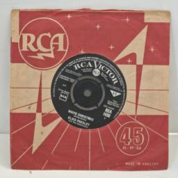 ELVIS PRESLEY Blue Christmas White Christmas RCA 1430 7" Single