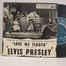 ELVIS PRESLEY Love Me Tender Soundtrack 7EG 8199 7” EP