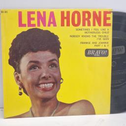 LENA HORNE Sometimes I Feel Like a Motherless Child BR301 7” EP