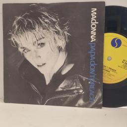 MADONNA Papa Don’t Preach Ain’t No Big Deal W8636 7" Single