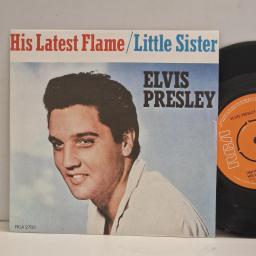 ELVIS PRESLEY His Latest Flame Little Sister RCA 2702 7" Single