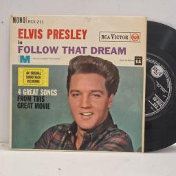 ELVIS PRESLEY Follow That Dream Soundtrack RCX 211 7” EP